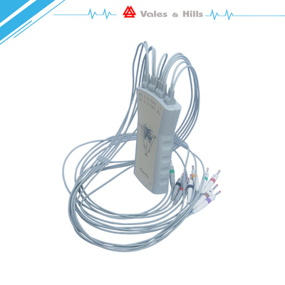 Portable 12 Channel Resting Home / Hospital ECG Machine USB Data Transmission