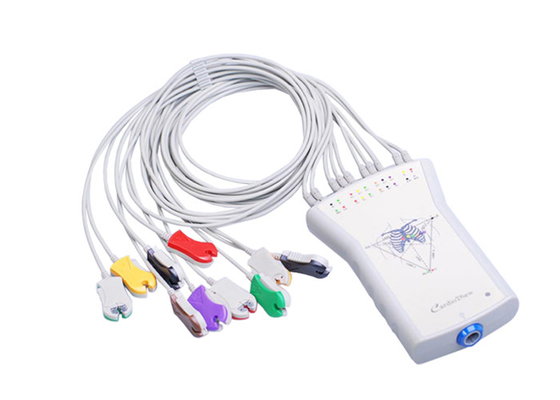 Plastic Stress Ecg Machine With Fan Type Acquisition Usb Cable To Computer