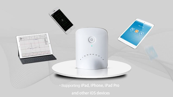 Máy ECG tích hợp trong nhà Máy quay Bluetooth trắng Màu xám cam và màu xanh lá cây