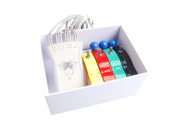 Máy ECG 12 kênh Tự động nghỉ thử nghiệm ECG với đầu nối USB hộp màu xám CE được phê duyệt