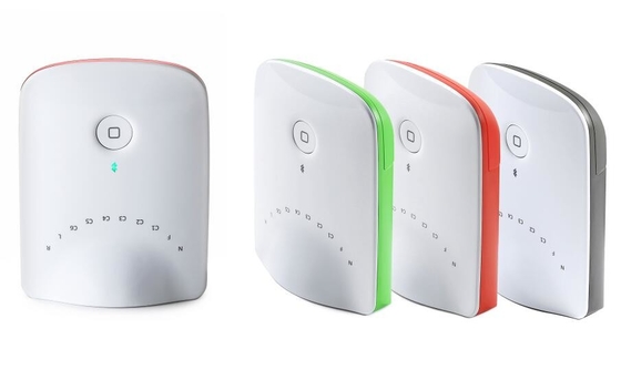 Thiết bị giám sát Ecg di động không dây Bluetooth được kết nối cho iOS với hộp thông minh ba màu