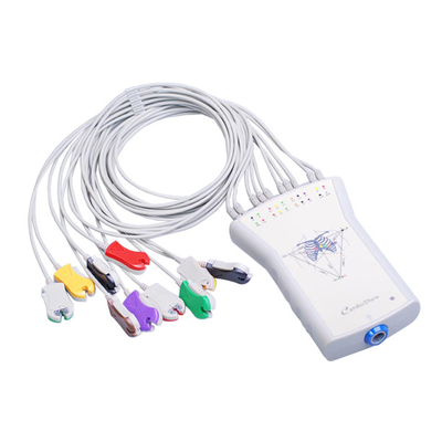 Kết nối USB Căng thẳng Máy Ecg Căng thẳng Hệ thống phân tích ECG Hộp 12 kênh màu xám