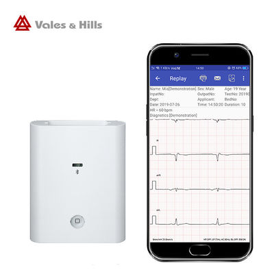 Hộp thu nhỏ màu trắng Hệ thống Android Bluetooth Máy điện tâm đồ nghỉ ngơi