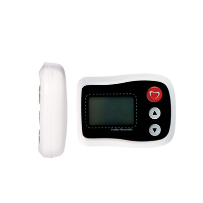 Máy ghi âm LCD cấp cứu mini màu trắng với thiết bị đo điện tâm đồ 12 kênh và 3 kênh